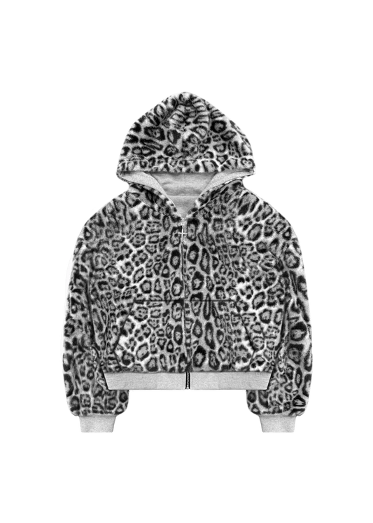 Snow Leopard Zip-Up
