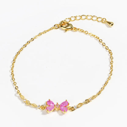 Y2K Rhinestone Chain Bracelet