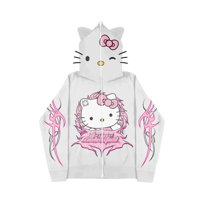 Hello Kitty Y2K Zip-Up