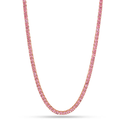 Pink 5mm Tennis Chain