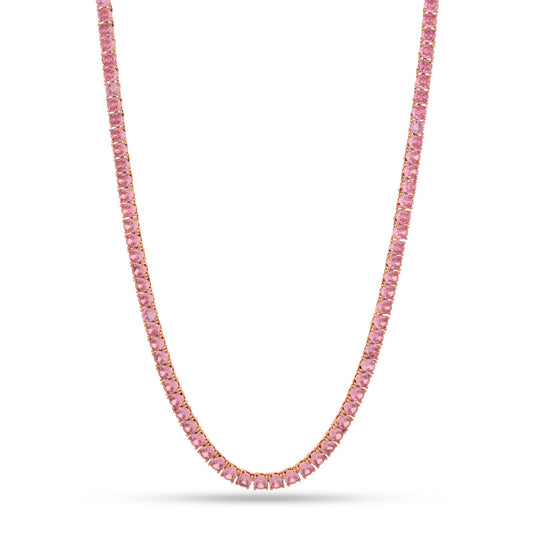 Pink 5mm Tennis Chain