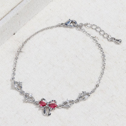 Y2K Rhinestone Chain Bracelet