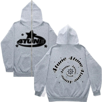 Y2K 4tune Style Zip Jacket