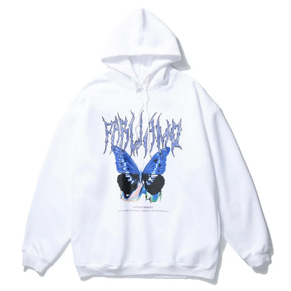 Unisex Butterfly Print Hoodie