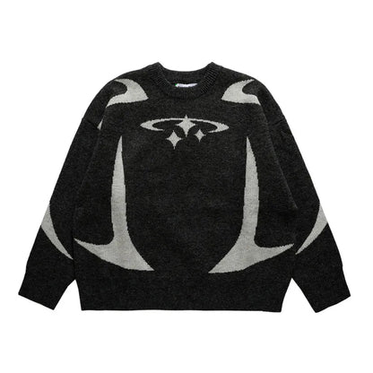 Solus LLC Vintage Knitwear Star Sweater