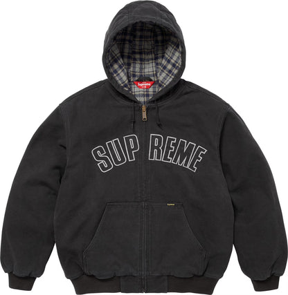 Plaid-Lined Work Jacket