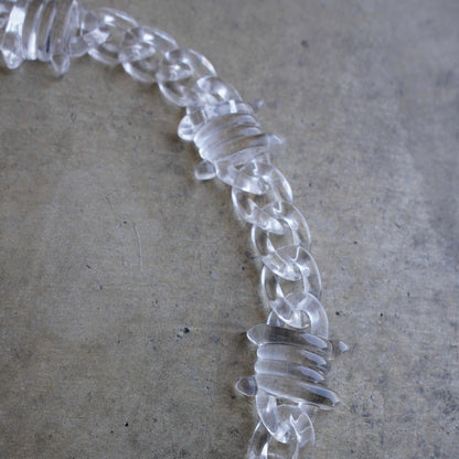 Cross Link Barbed Necklace