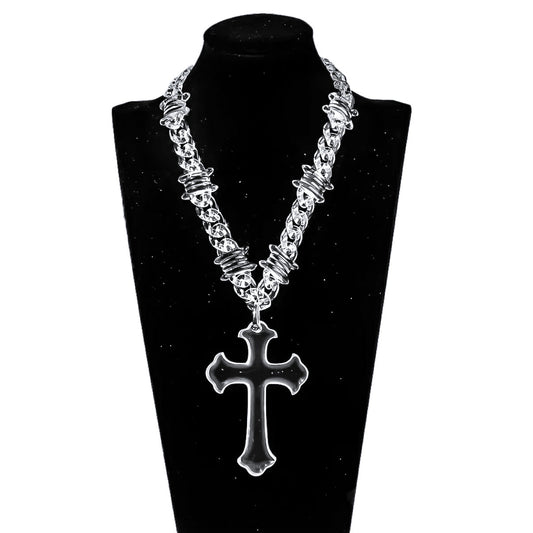 Phantom Cross Link Necklace