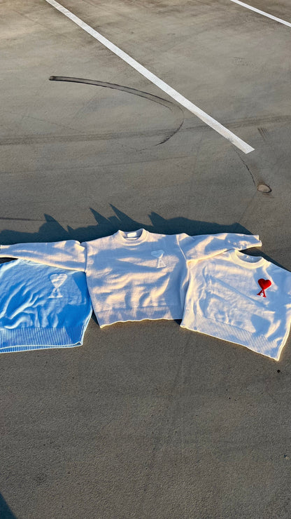 Y2K AMI - HEART SWEATER