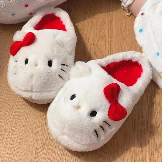 Hello Kitty Fluffy Slippers