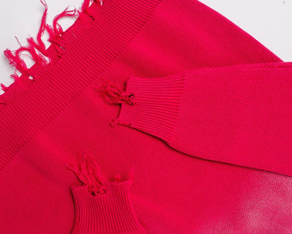 Y2K ARVID - DISTRESSED SWEATER