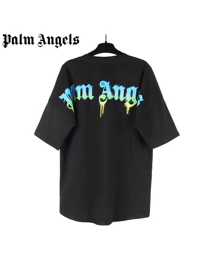 Palm Angels Round Neck T-Shirt for Men and Women