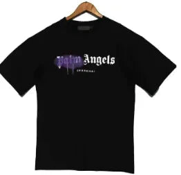 Palm Angels Unisex Y2K Graphic T-Shirt with Round Neck (Single)