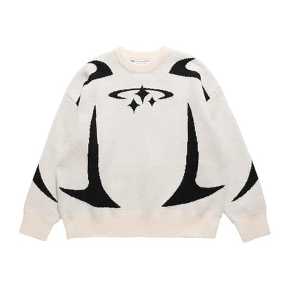Solus LLC Vintage Knitwear Star Sweater