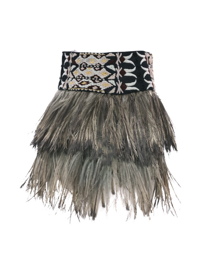 Emu Feather Mini Skirt