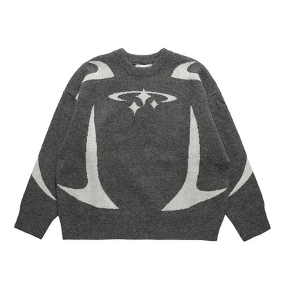 Solus LLC Vintage Knitwear Star Sweater