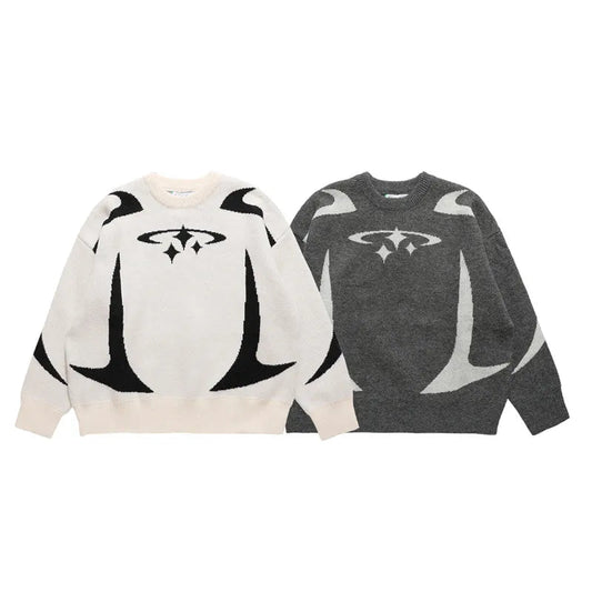 Solus LLC Vintage Knitwear Star Sweater