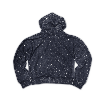 Diamond Zip Up - Gray