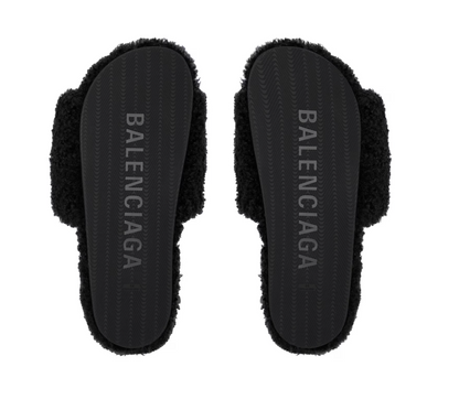 Balenciaga Fuzzy Slides