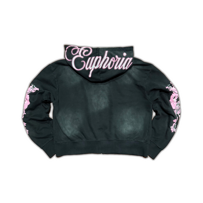 Pleasure & Desire Zip Up - Black