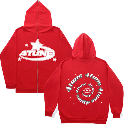 Y2K 4tune Style Zip Jacket