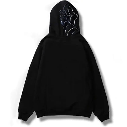 Y2K Rhinestone Zip-Up
