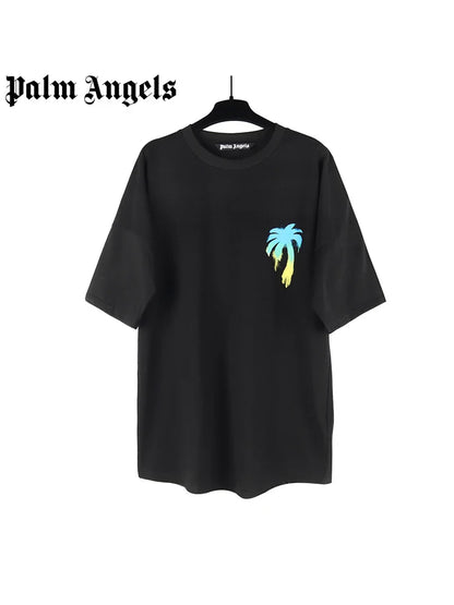 Palm Angels Round Neck T-Shirt for Men and Women